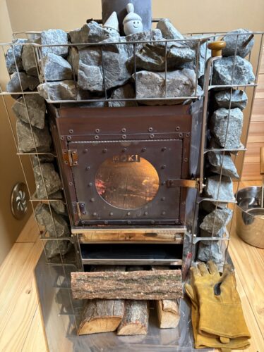 MOKI製の薪ストーブ サウナストーブ